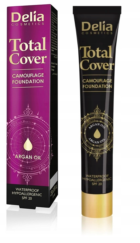 Foundation TOTAL COVER waterproof, SPF 20, hypoallergenic, 25g