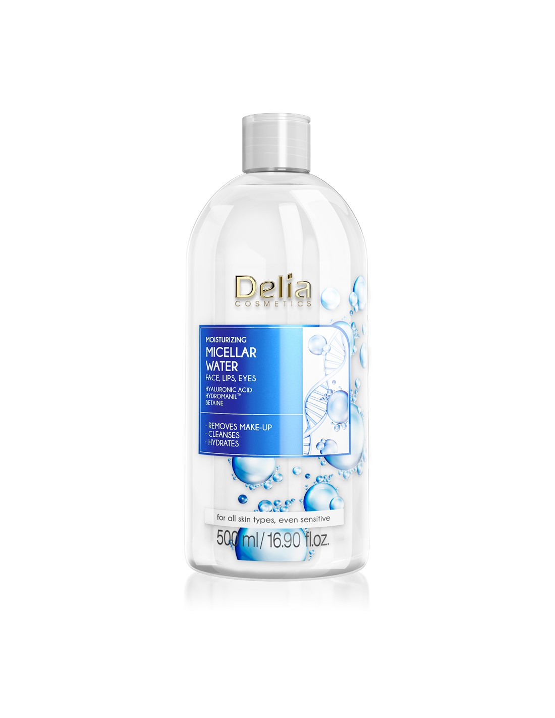 MICELLAR WATER - Moisturizing with HYALURONIC ACID 500ML